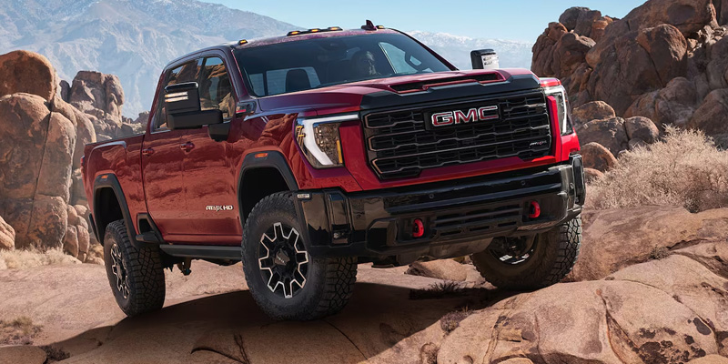 red 2025 gmc sierra hd